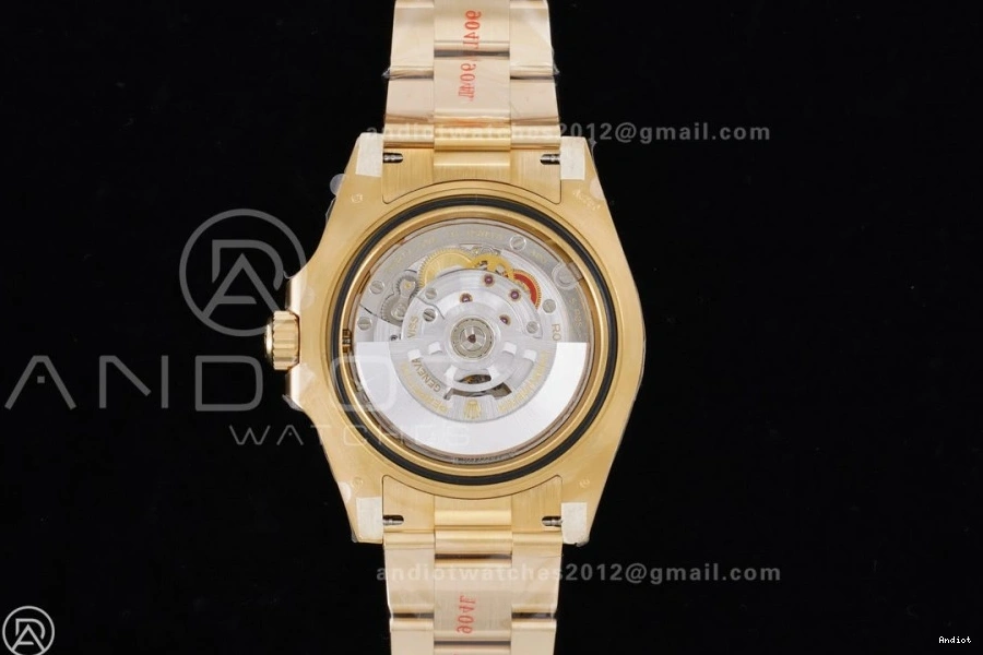 Best Submariner Bracelet Clean YG 1:1 Functional On Edition LN 126618 Dial 1141 Black YG SH 0723
